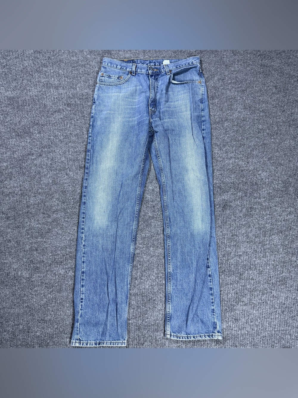 Vintage Levis 505 Regular Fit Straight Leg Denim Jeans Mens 34x34 Red Tab 2002